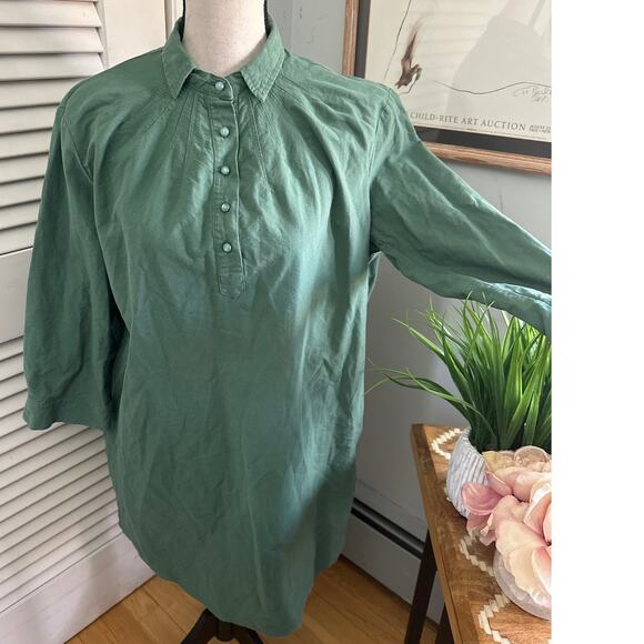Pomander Place Dresses & Skirts - POMANDER PLACE TUCKERNUCK Womens Dress Green Polly Shift Preppy Spring MEDIUM